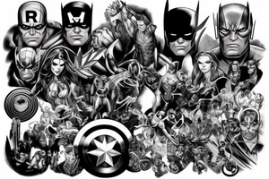 marvel movie tattoo idea