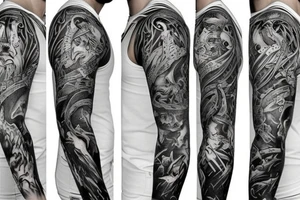 vikings
full sleeve tattoo idea