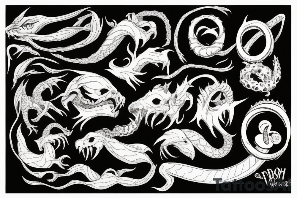 Ouroboros tattoo idea
