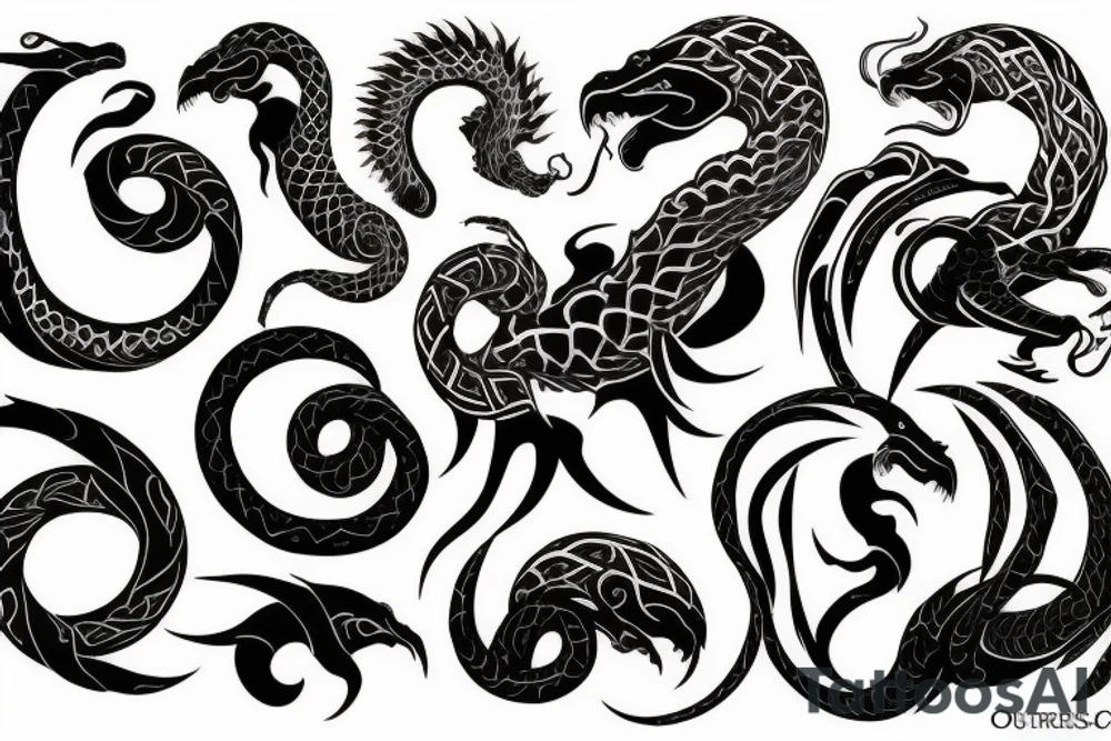 Ouroboros tattoo idea