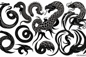 Ouroboros tattoo idea