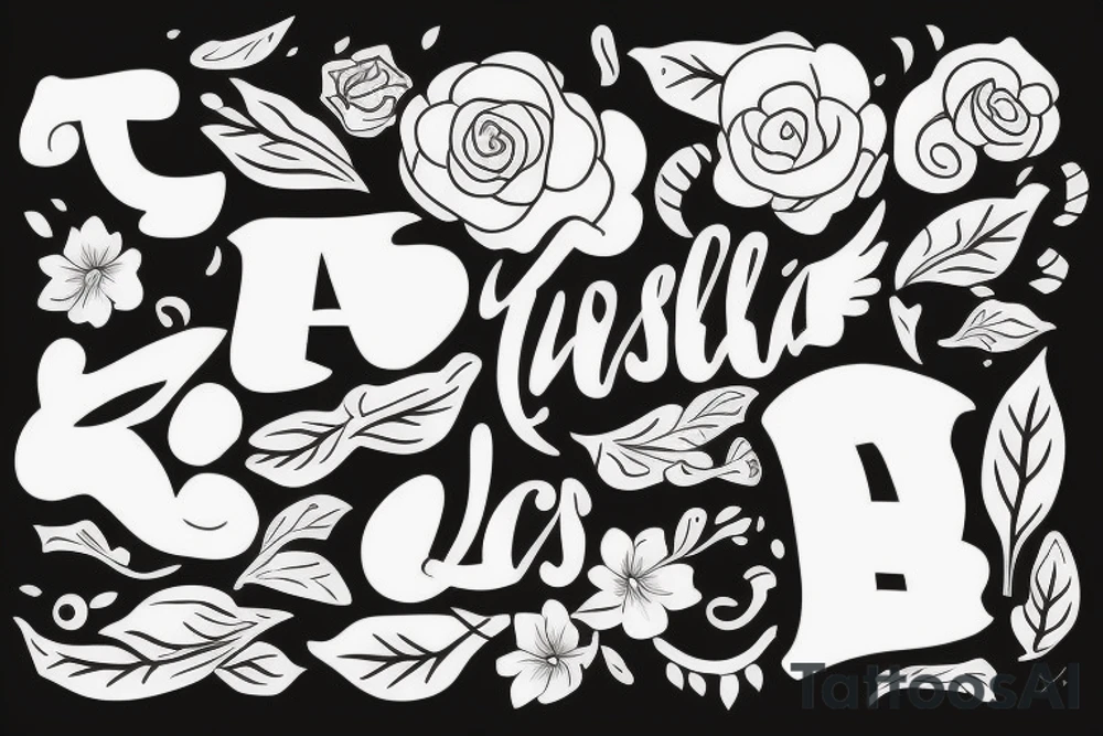 The name Jessica tattoo idea