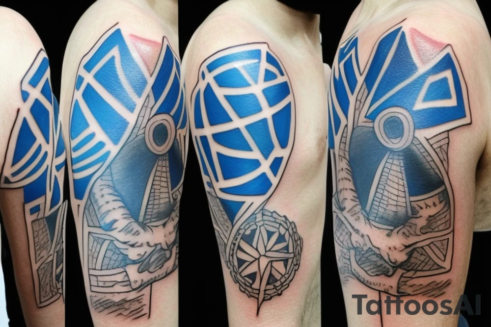 Israeli flag tattoo idea