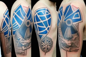 Israeli flag tattoo idea