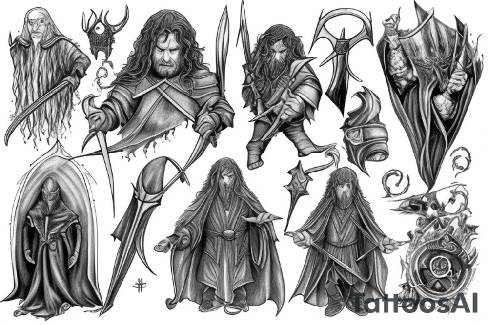 Lord of the rings tattoo idea