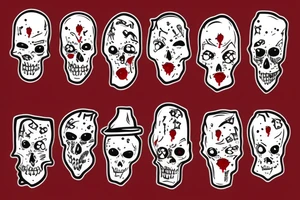 Bloody bucket tattoo idea