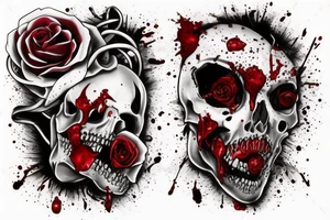 Bloody bucket tattoo idea