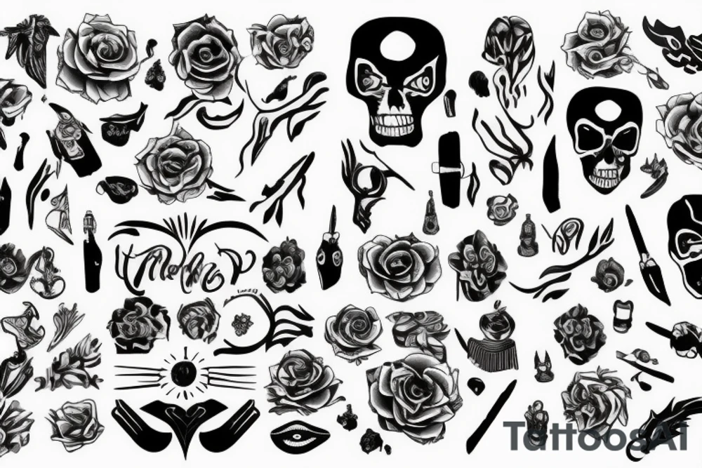 1 out of 8 tattoo idea