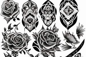 One of eight tattoo idea