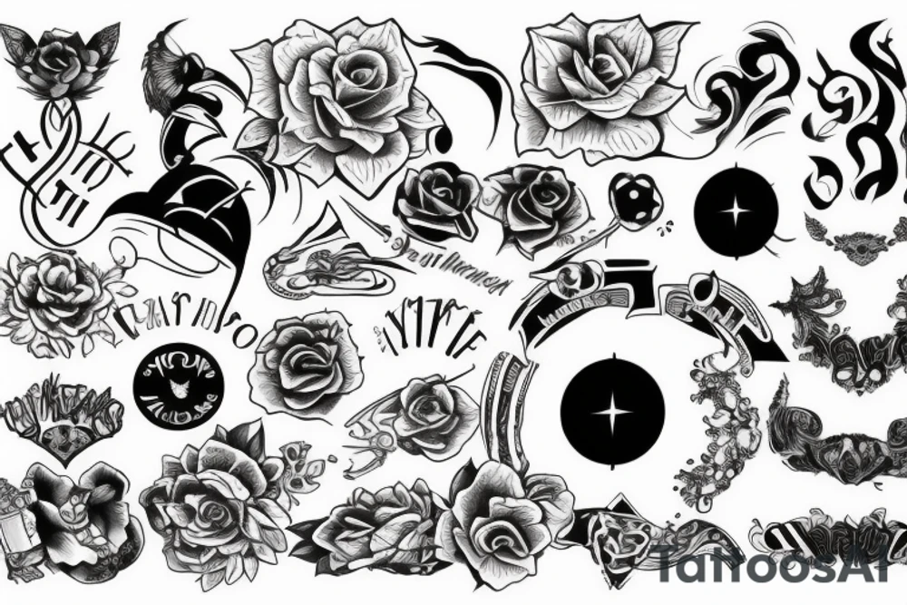 One of eight tattoo idea