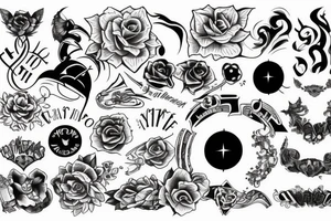 One of eight tattoo idea