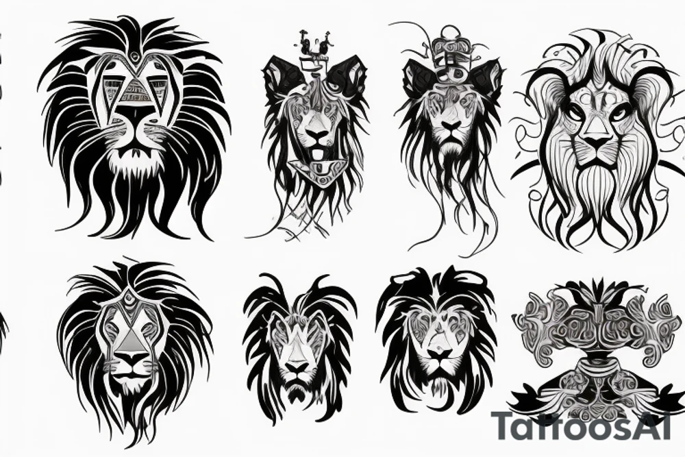 Lion Sin of Pride, Mythical, Greek, tattoo idea