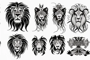 Lion Sin of Pride, Mythical, Greek, tattoo idea