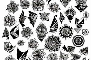 magpie flying tattoo idea