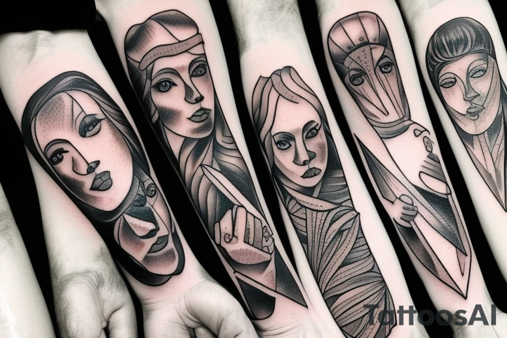 Knife tattoo idea