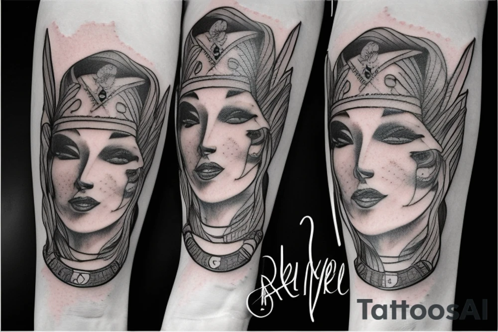 Knife tattoo idea