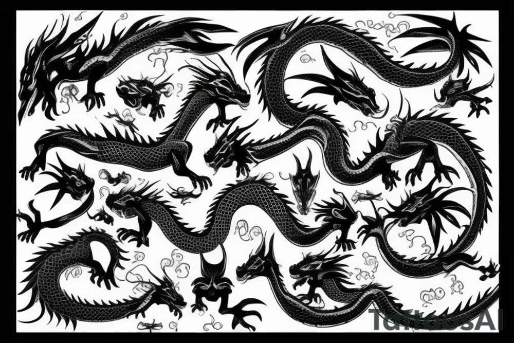 dragon tattoo idea