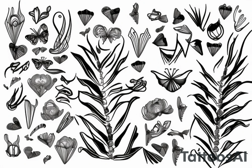 farfalle tattoo idea