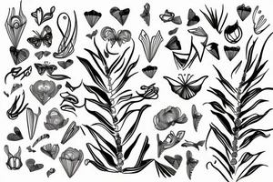 farfalle tattoo idea