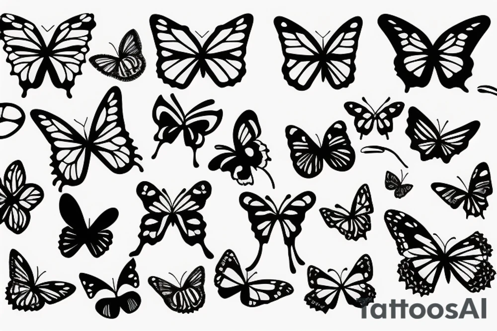 butterfly tattoo idea