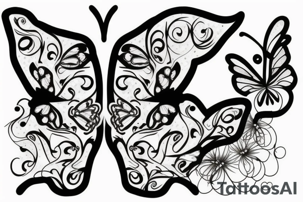 butterfly tattoo idea