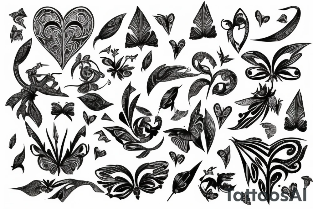 farfalle tattoo idea
