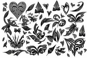 farfalle tattoo idea