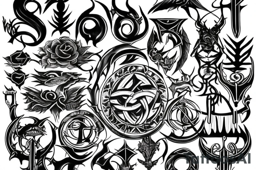 Demping sigil tattoo idea