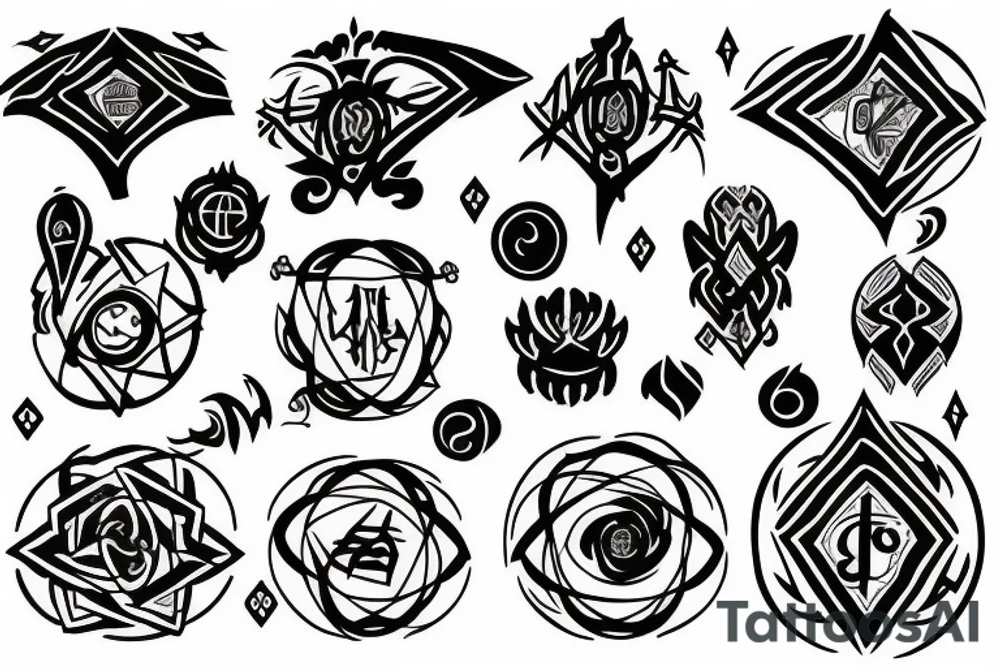 Sigil for manifestation tattoo idea