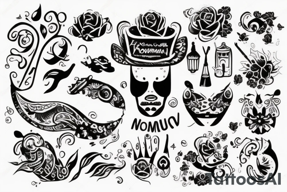 Полуголая девушка на карабле tattoo idea