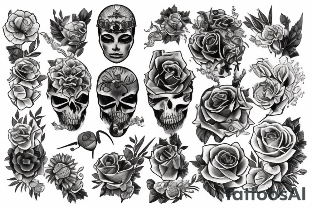 карабль tattoo idea