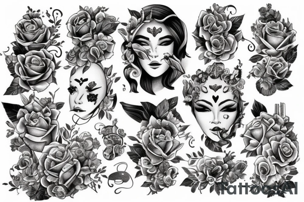 карабль tattoo idea