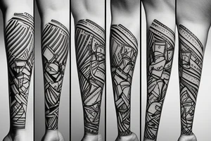 hockey stick tattoo idea