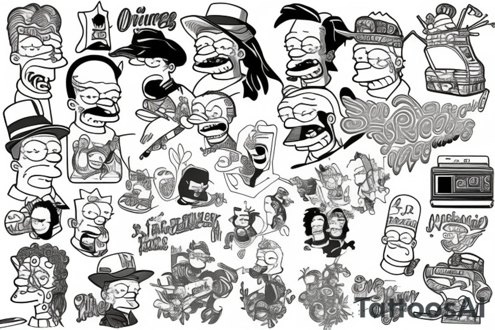 Simpsons tattoo idea