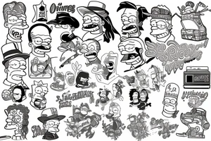 Simpsons tattoo idea