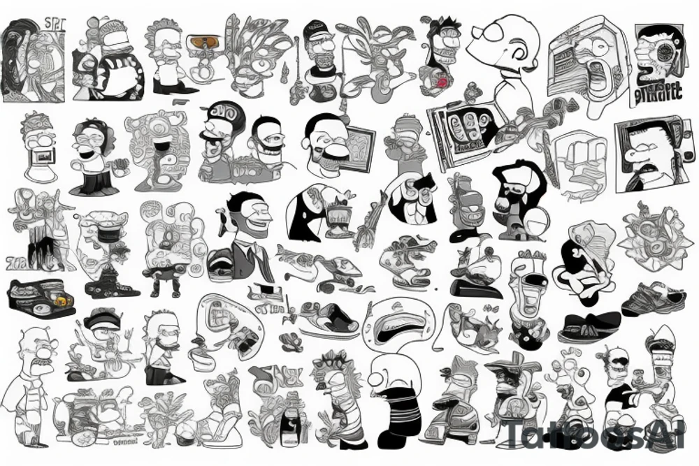 Simpsons tattoo idea