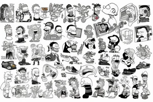 Simpsons tattoo idea