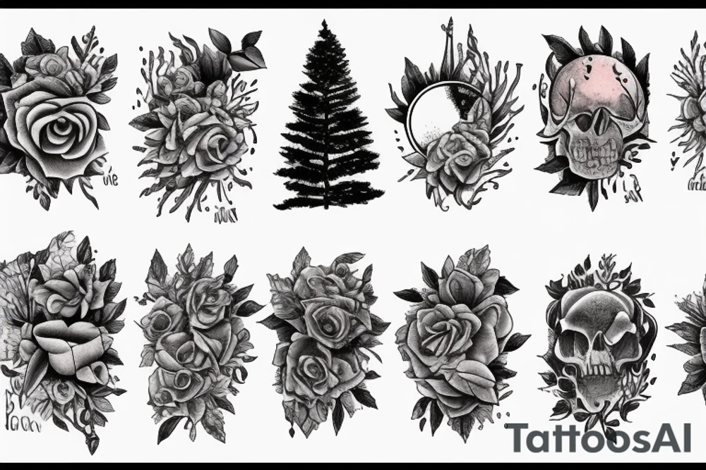 Forest tattoo idea