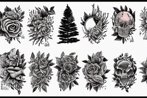 Forest tattoo idea