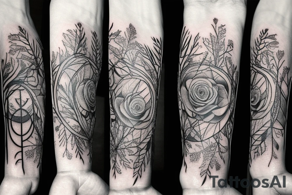 Forest tattoo idea