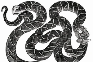 Kundalini snake tattoo idea