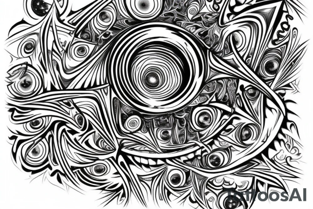 trippy trippy eyeball tattoo idea