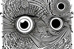 trippy trippy eyeball tattoo idea