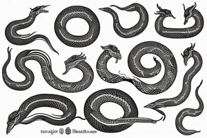 kundalini serpent tattoo idea