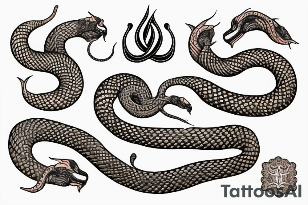 kundalini serpent tattoo idea