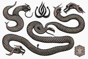 kundalini serpent tattoo idea