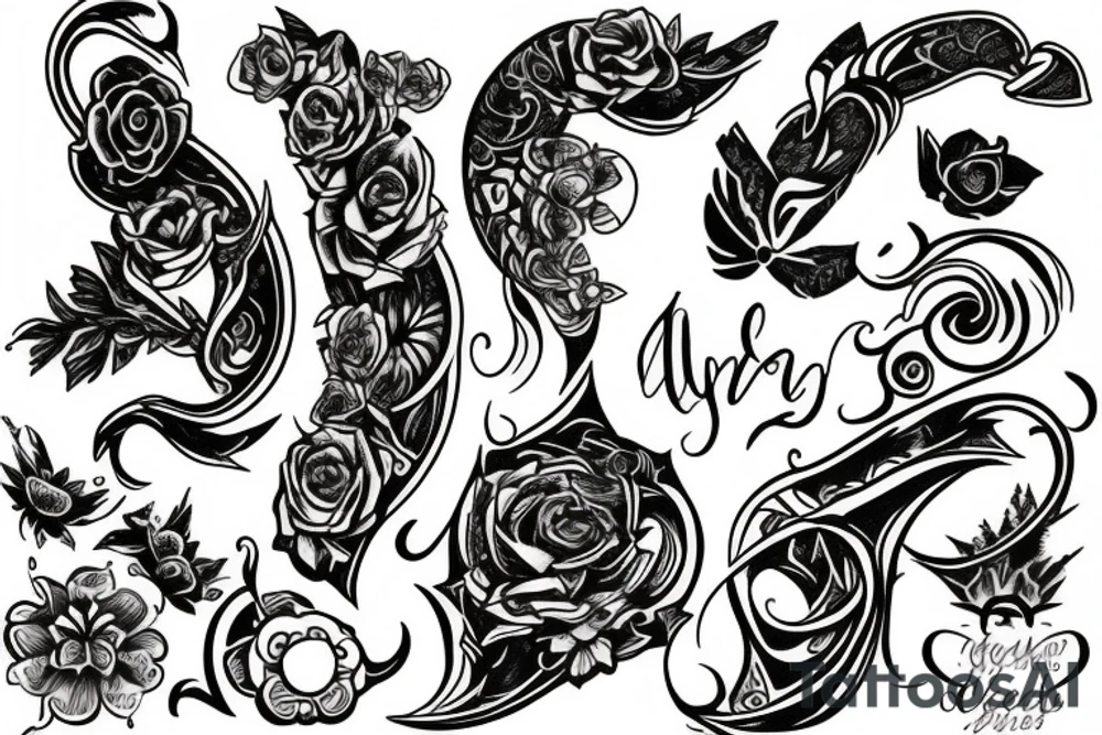 A2S written tattoo idea