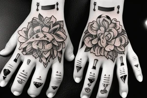 Middle Finger tattoo idea