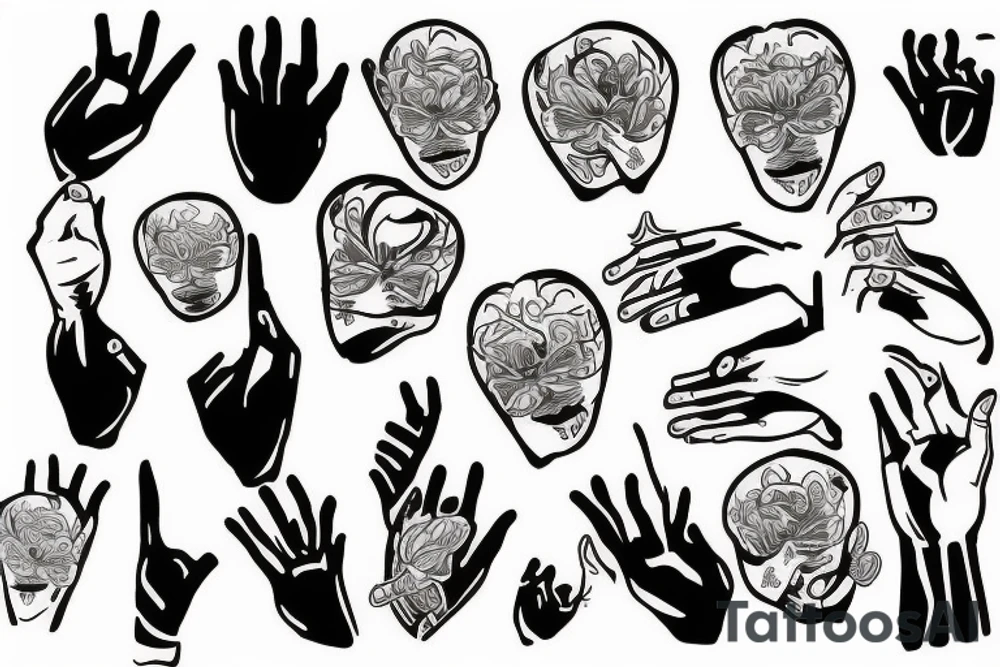 Middle Finger tattoo idea