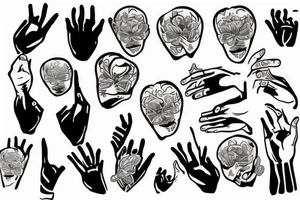 Middle Finger tattoo idea